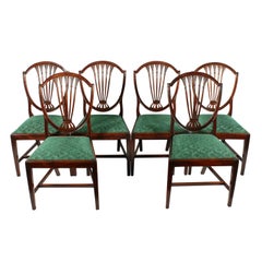 Set of Six Hepplewhite Chairs