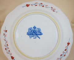 Set of Six Hicks & Meigh Stone China Floral Plates