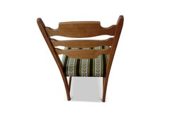 Set of Six Highback Oak Dining Chairs by Henry Kjaernulf