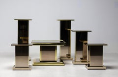 Set of Six Hollywood Regency Pedestals