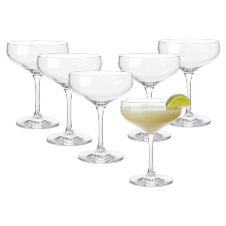Set of Six Holmegaard Cabernet Glasses by Peter Svarrer, Slovakia For Sale