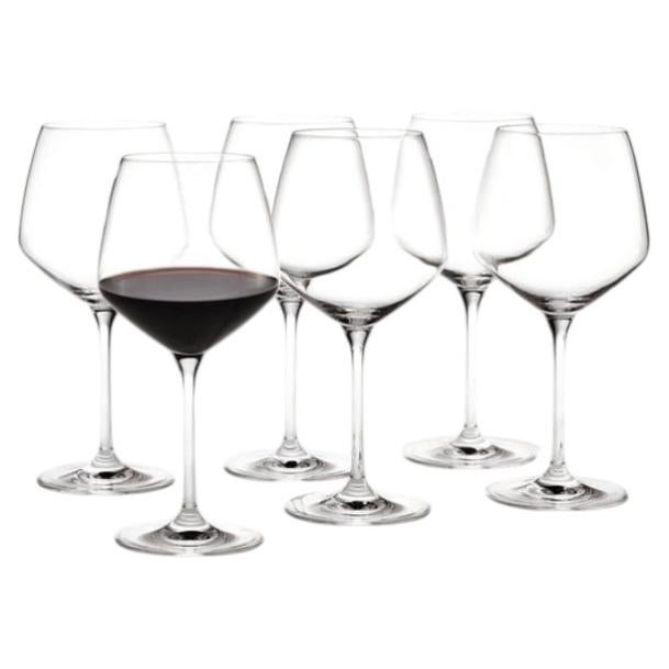 Lot de six verres à vin rouge « Perfection » de Holmegaard