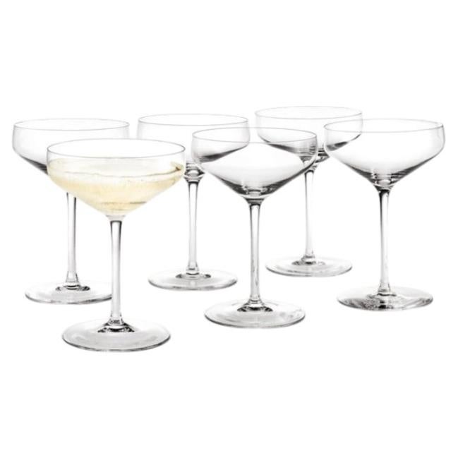 Set of Six Holmegaard 'Perfection' Cocktail Glasses For Sale