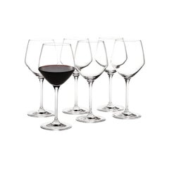 Set of Six Holmegaard 'Perfection' Red Wine Glasses