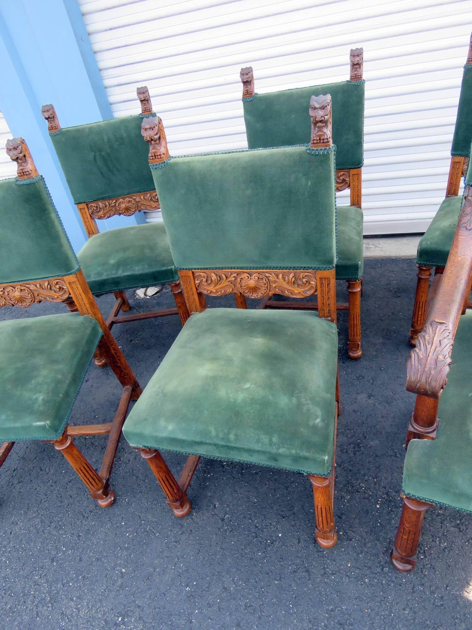 Renaissance Set of Six Horner Style Chairs