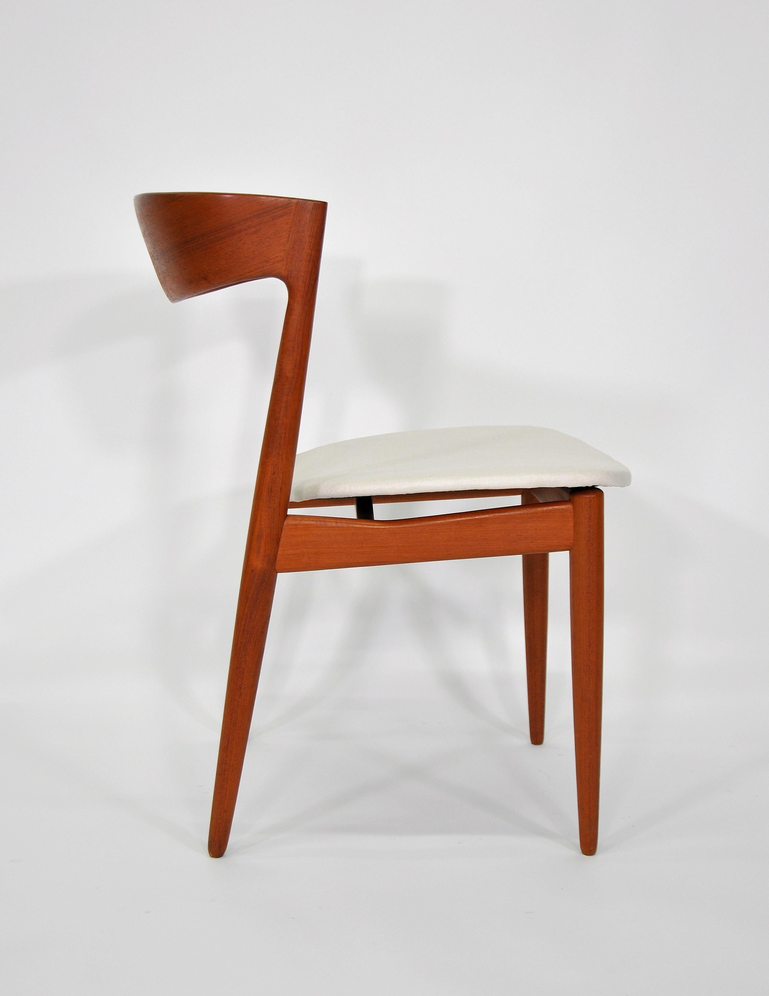 Set of Six H.W. Klein for Bramin Teak Dining Chairs, Denmark, 1960s 4
