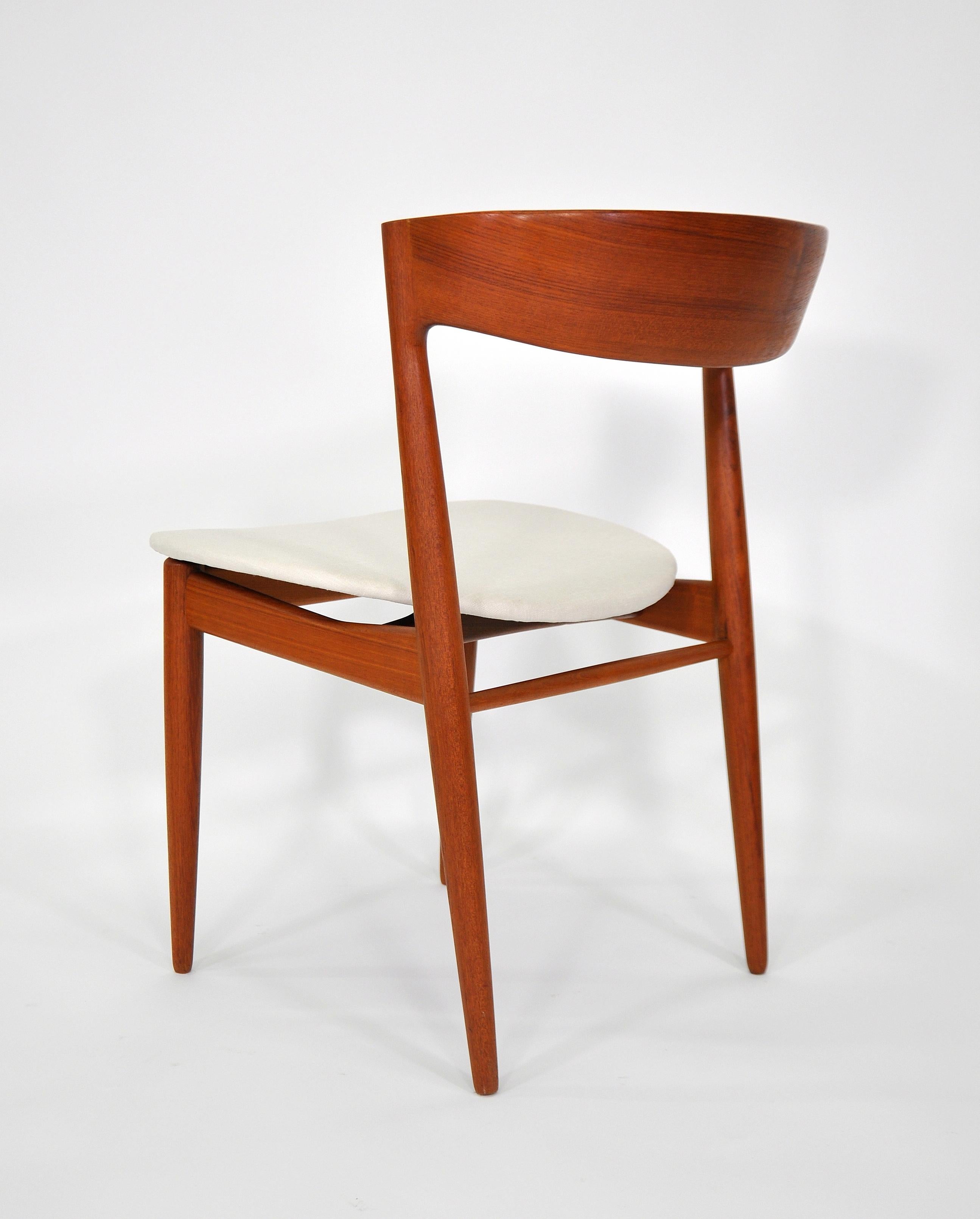 Set of Six H.W. Klein for Bramin Teak Dining Chairs, Denmark, 1960s 1