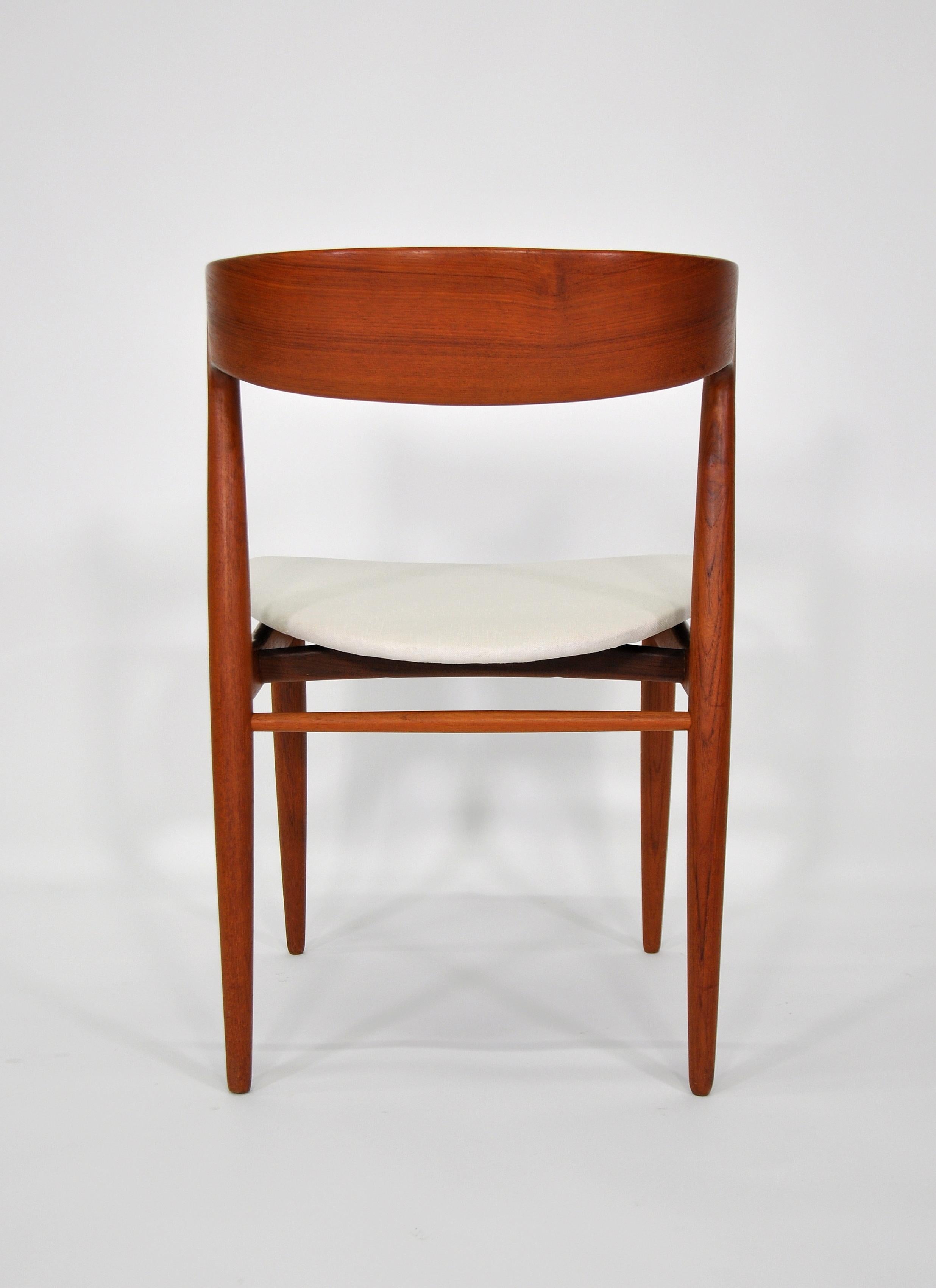 Set of Six H.W. Klein for Bramin Teak Dining Chairs, Denmark, 1960s 2