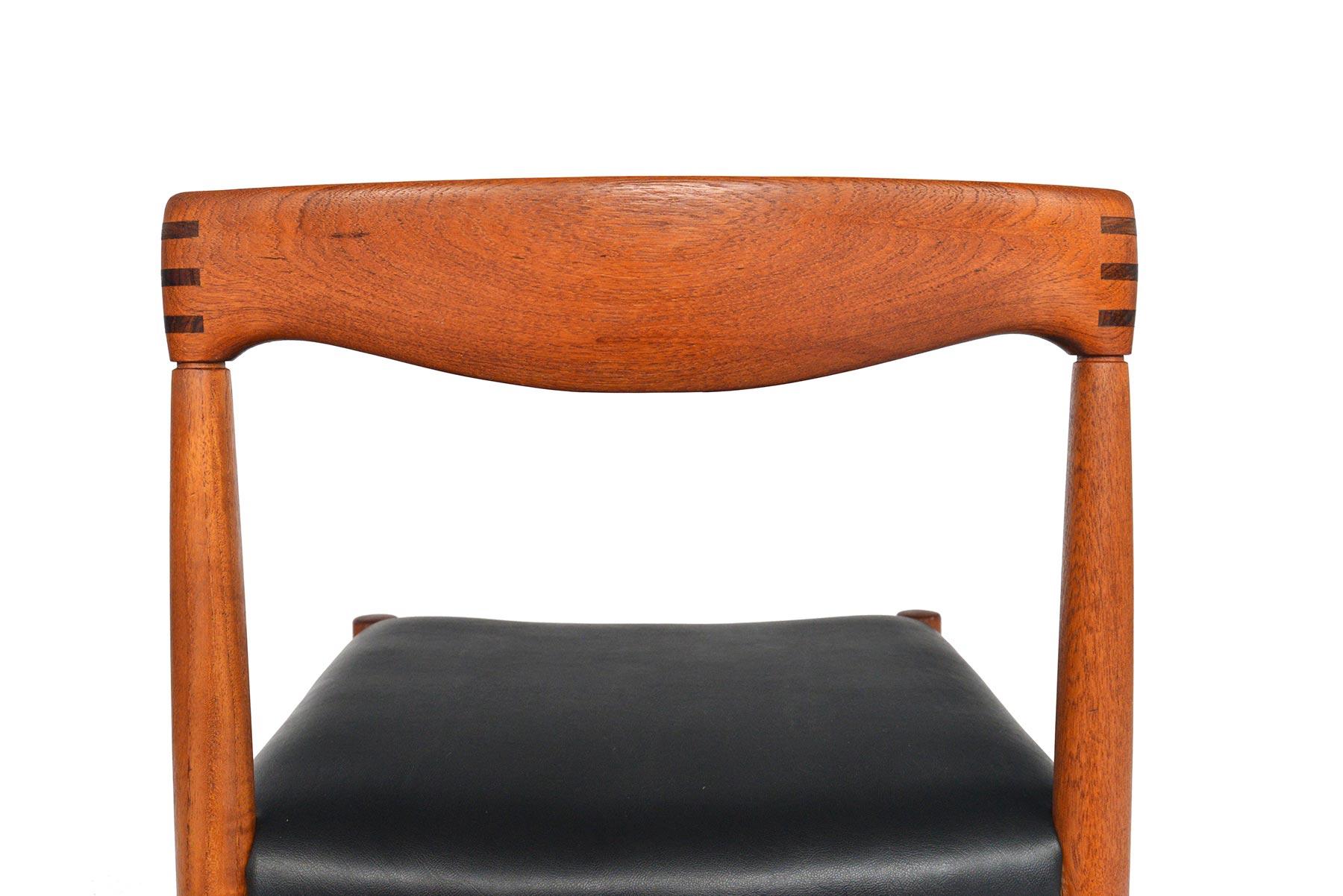Set of Six H.W. Klein Teak and Rosewood Dining Chairs 6