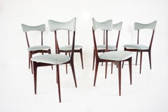 Set of Six Ico and Luisa Parisi Dining Chairs by Ariberto Colombo, 1952