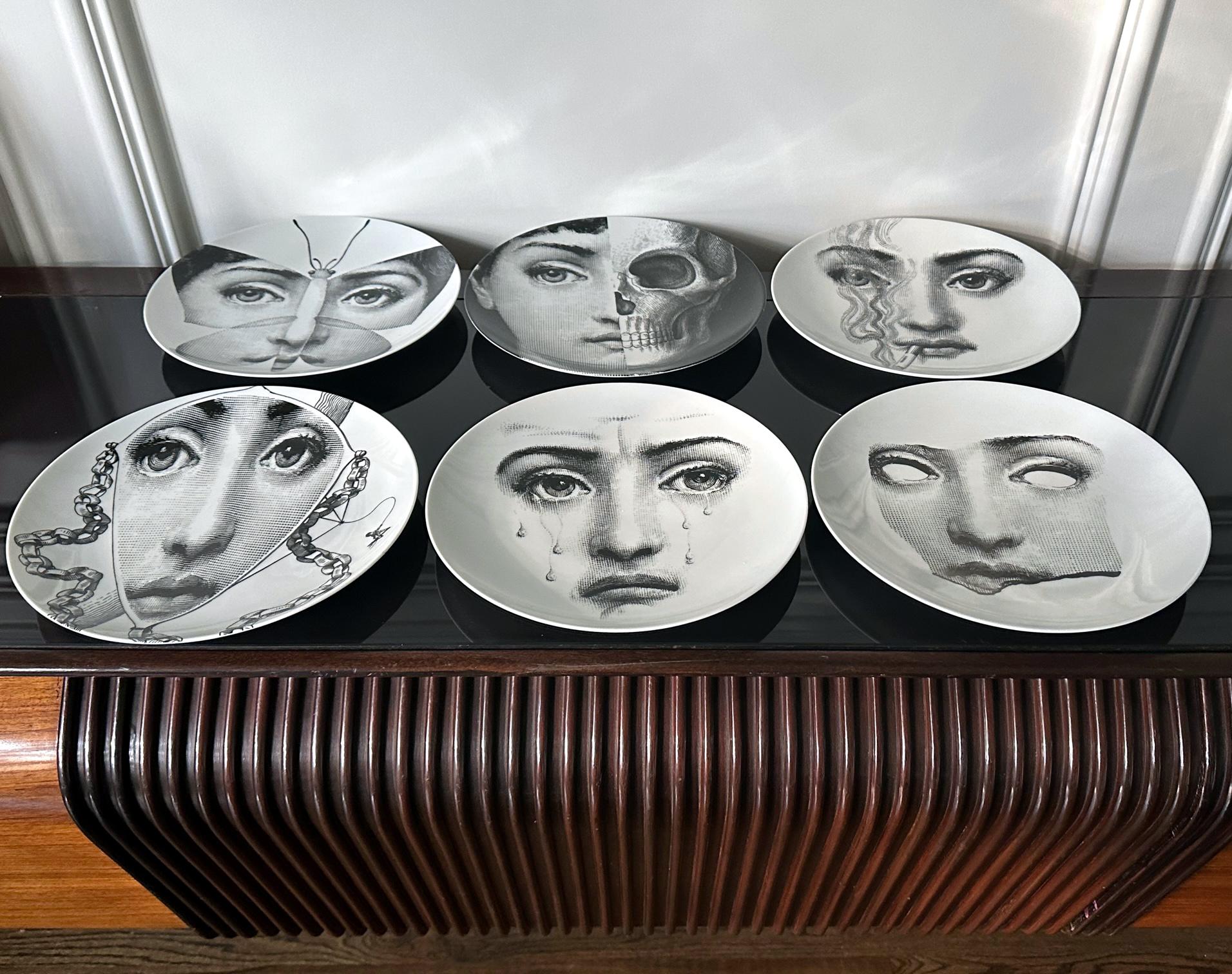 Set of Six Iconic 