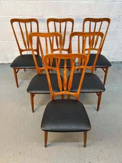 Set of Six "Ingrid" Danish Teak Dining Chairs By Niels Koefoed