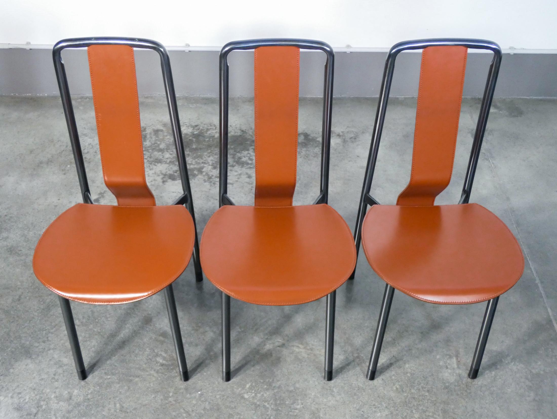 Late 20th Century Set of Six Irma Chairs, Designed by Achille Castiglioni for Zanotta. Italy, 1979