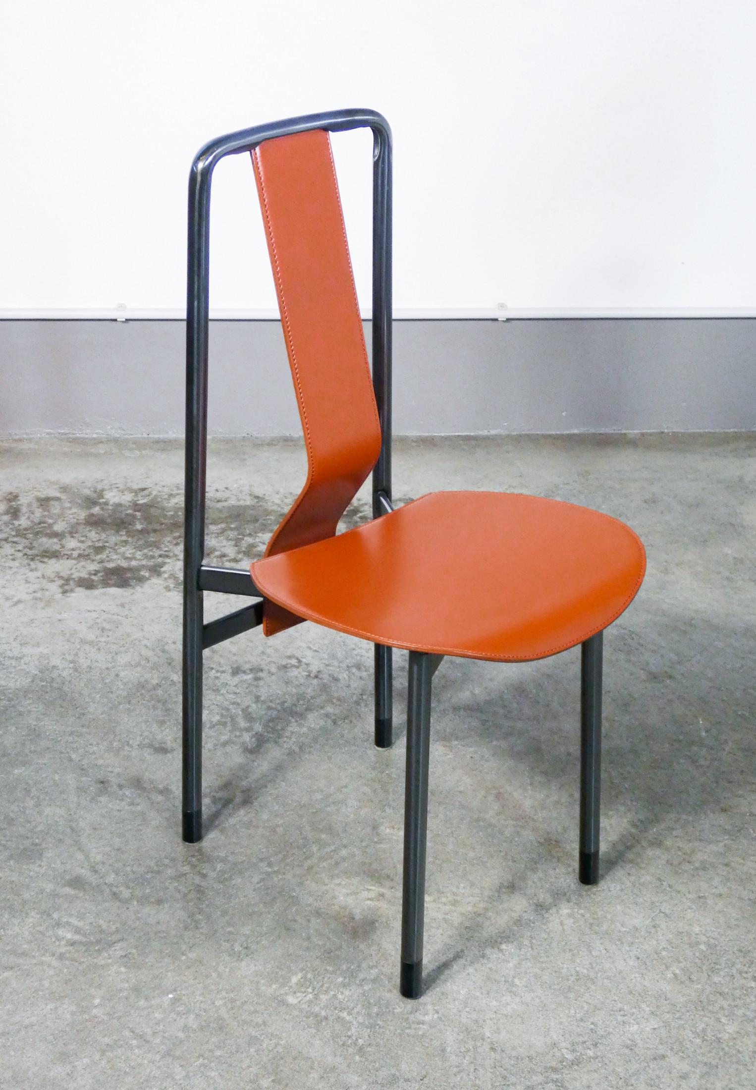 Set of Six Irma Chairs, Designed by Achille Castiglioni for Zanotta. Italy, 1979 1