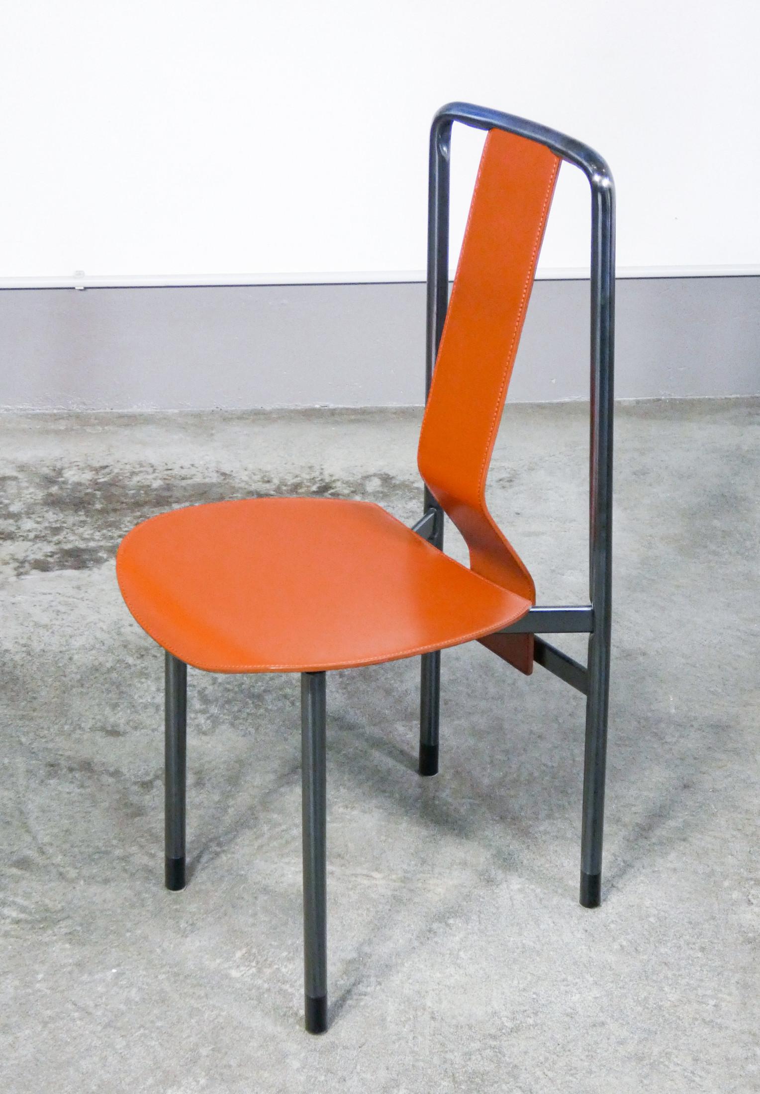 Set of Six Irma Chairs, Designed by Achille Castiglioni for Zanotta. Italy, 1979 3
