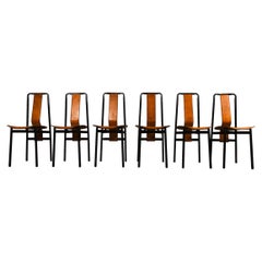 Set of six ‘Irma’ dining chairs by Achille Castiglioni for Zanotta, Italy, 1979
