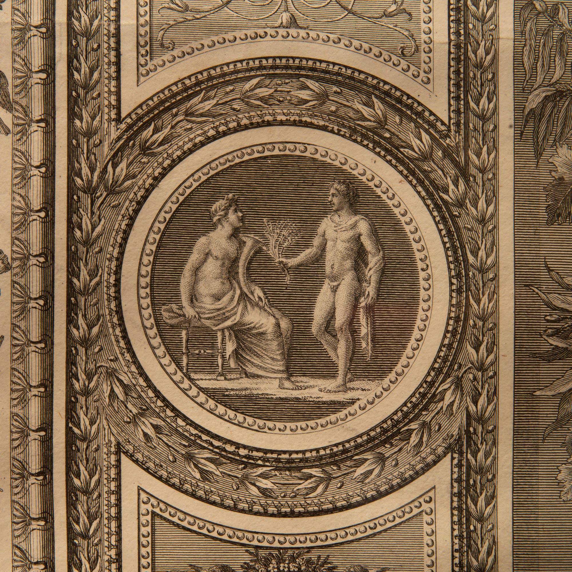 Ensemble de six gravures architecturales italiennes néo-classiques du 19ème siècle de style St. en vente 5