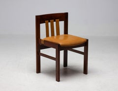 Ensemble de six chaises d'appoint italiennes The Moderns Modernity en wengé