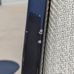 Set of Six Italian Dining Chairs, Black Lacquer, Postmodern, 80s, Solid Wood