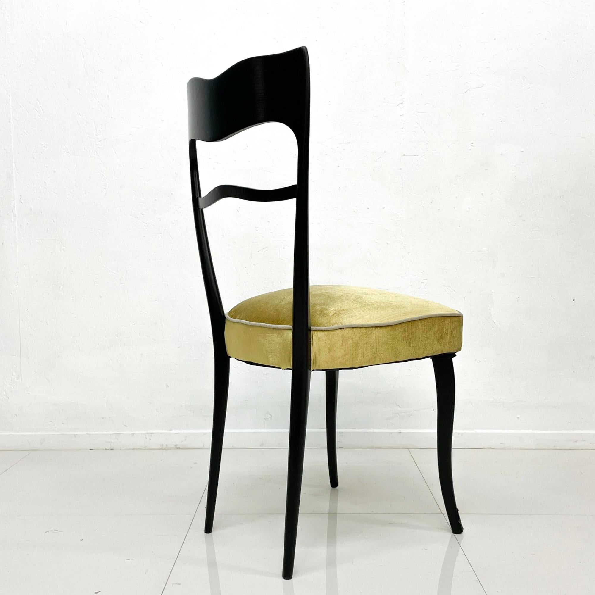 Mid-20th Century Set of Six Italian Dining Chairs, Design Attributed to Ico Parisi