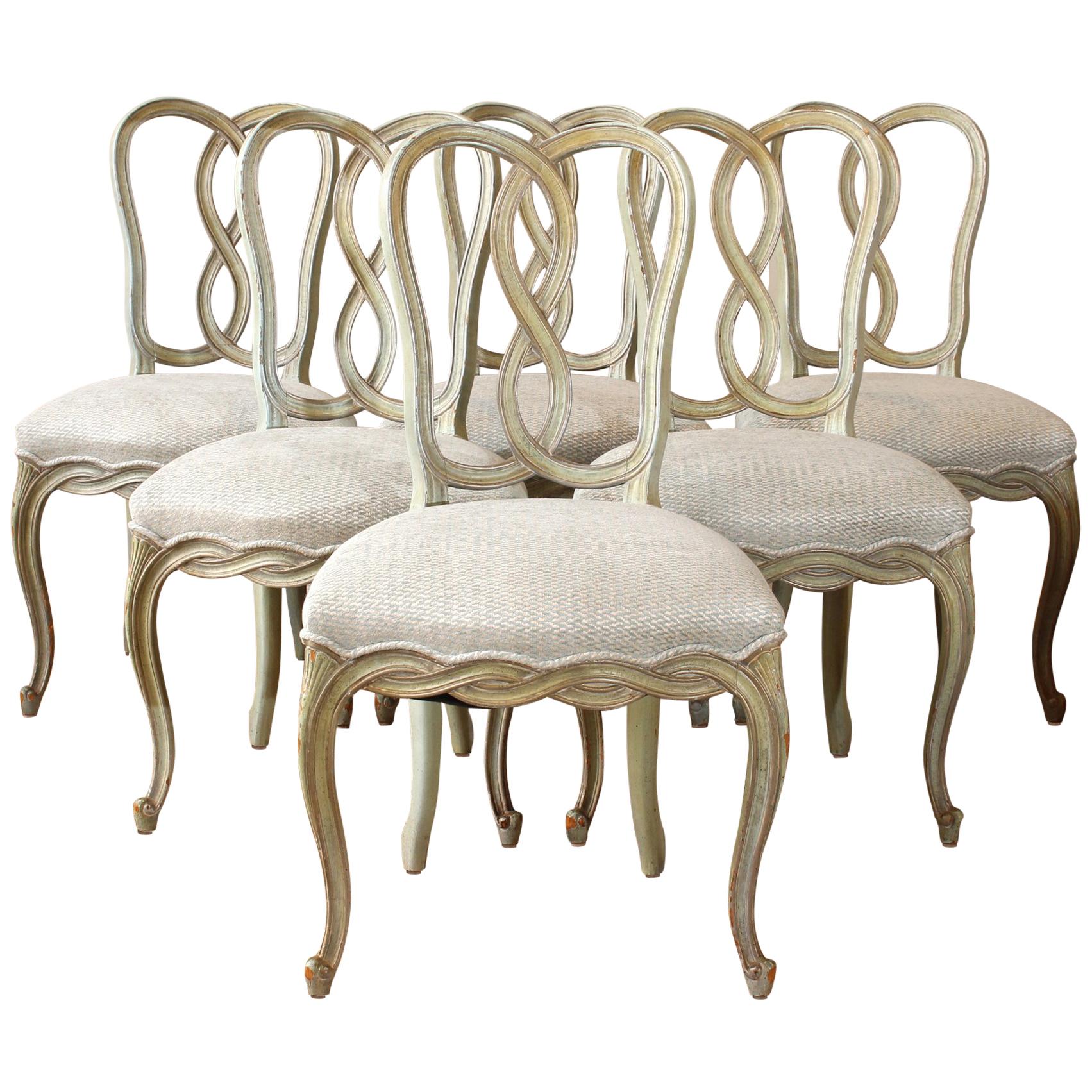 Set of Six Italian Dining Chairs