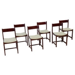 Set of six Italian dining chairs