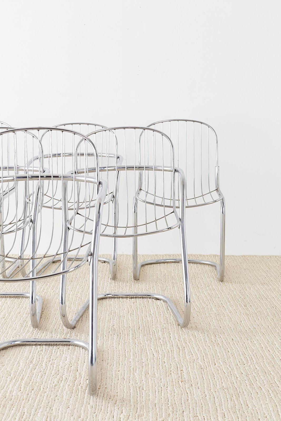 gastone rinaldi chrome chair