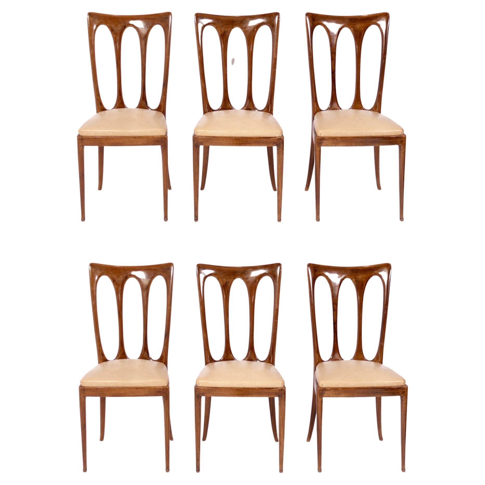 Wicker and Iron Table and Set of Six Dining Chairs at 1stDibs