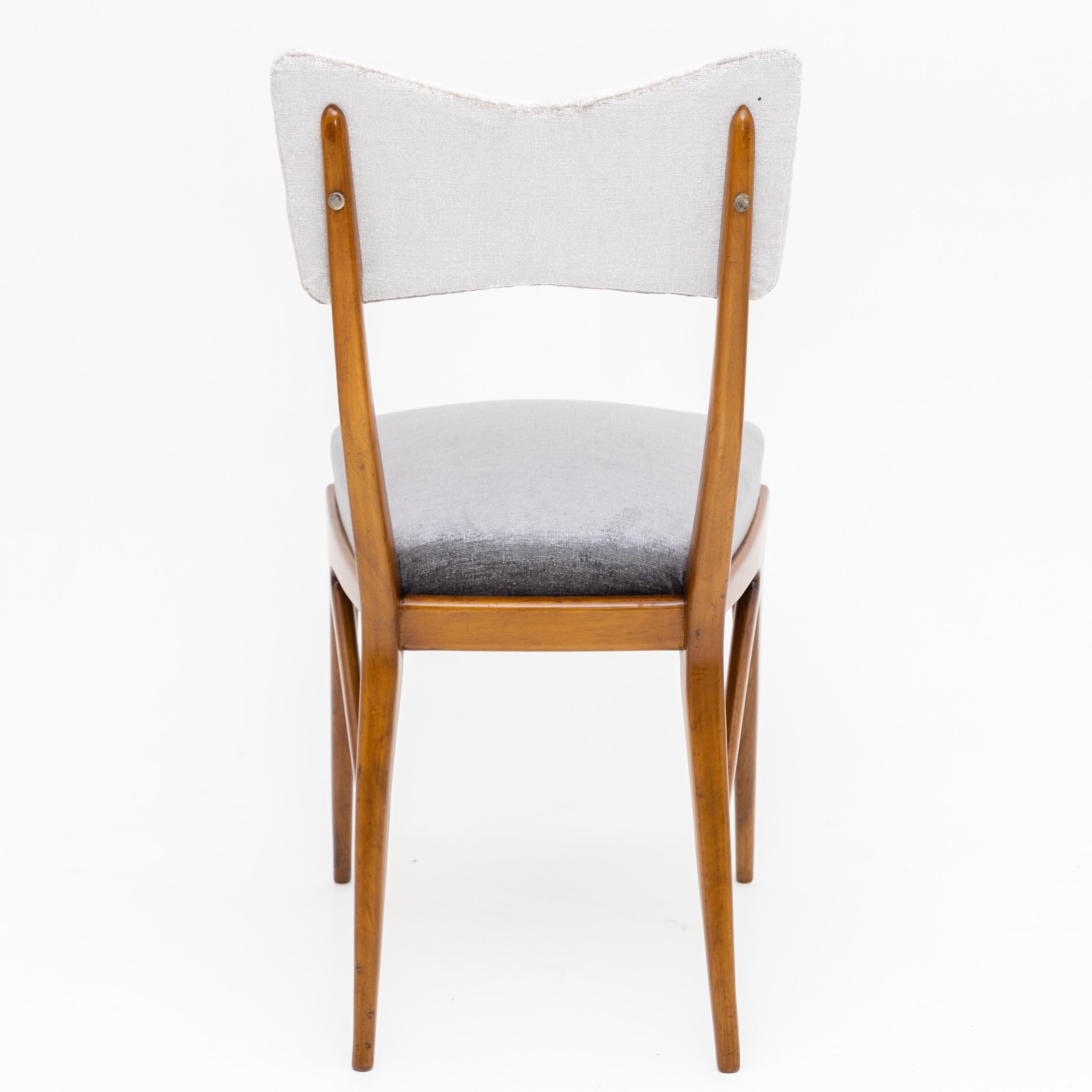 Set Of Six Italian Modernist Dining Chairs 4