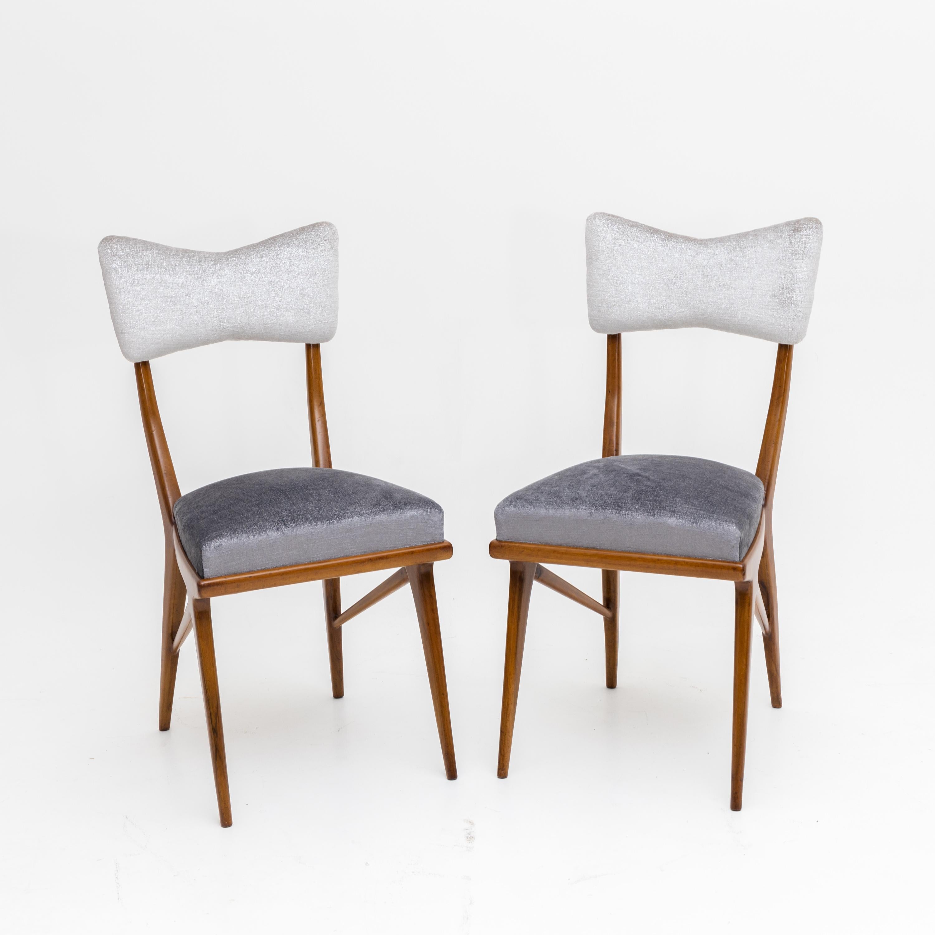 Set Of Six Italian Modernist Dining Chairs In Good Condition In New York, NY