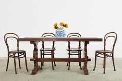Set of Six J and J Kohn for Thonet Bentwood Bistro Dining Chairs