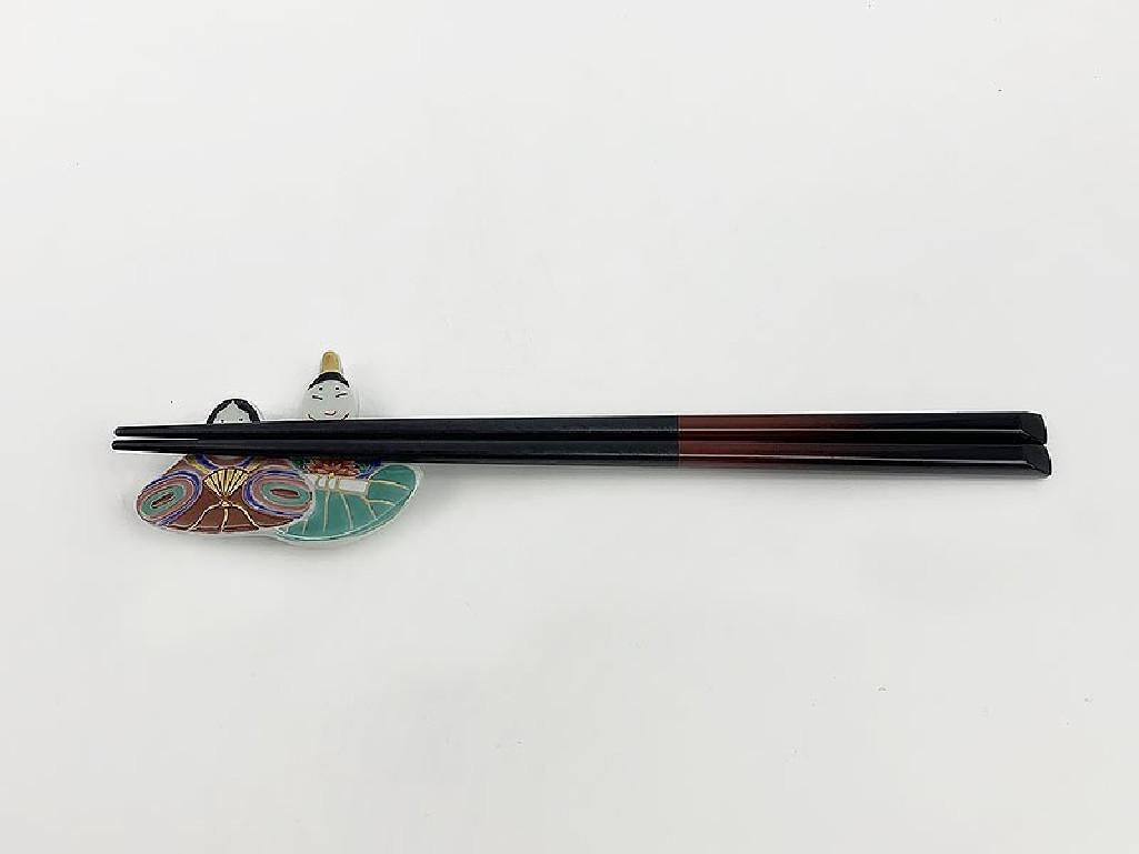 Sechser-Set japanischer zeitgenössischer Chopstick-Set (Vergoldet) im Angebot