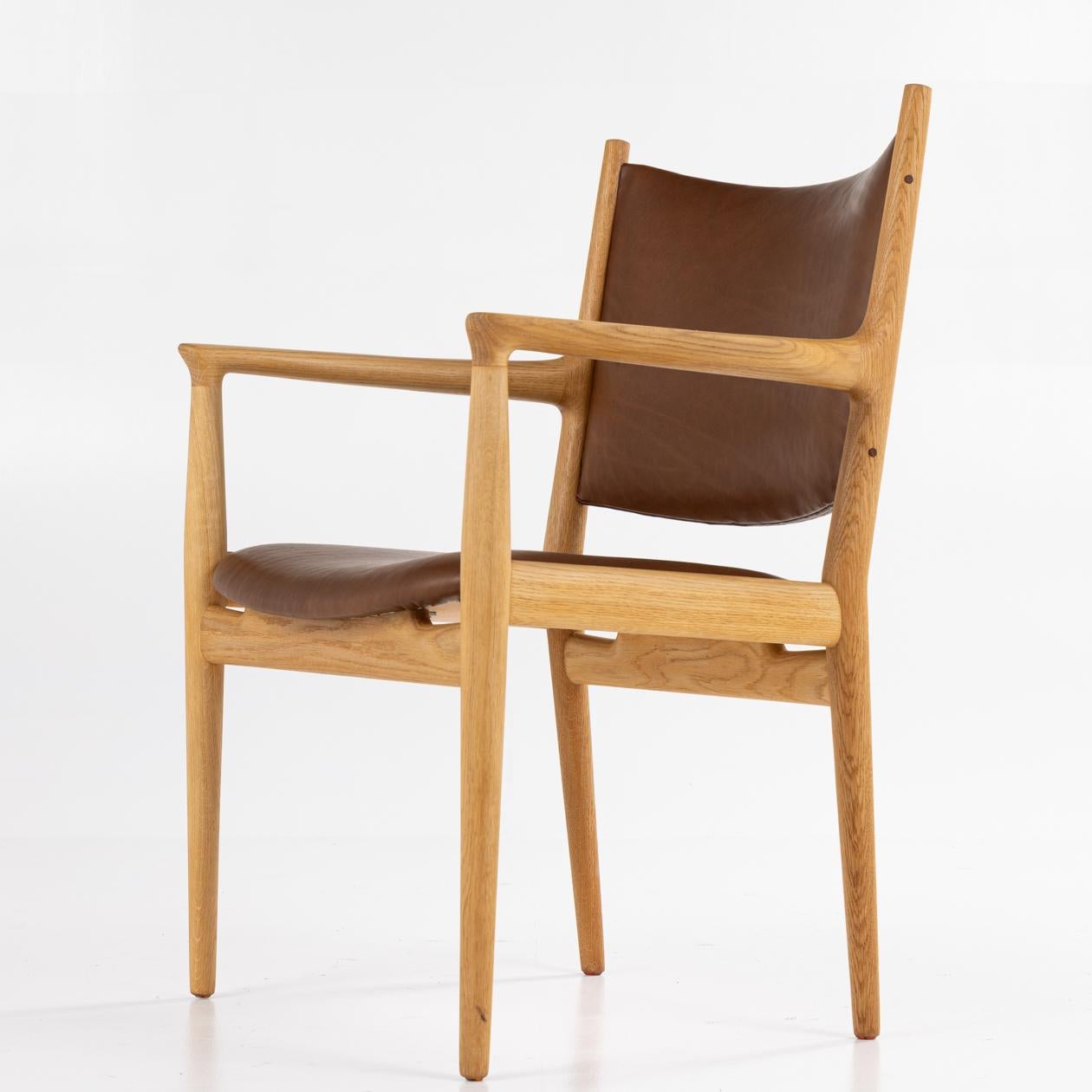 Scandinavian Modern Set of six JH 513 chairs by Hans J. Wegner