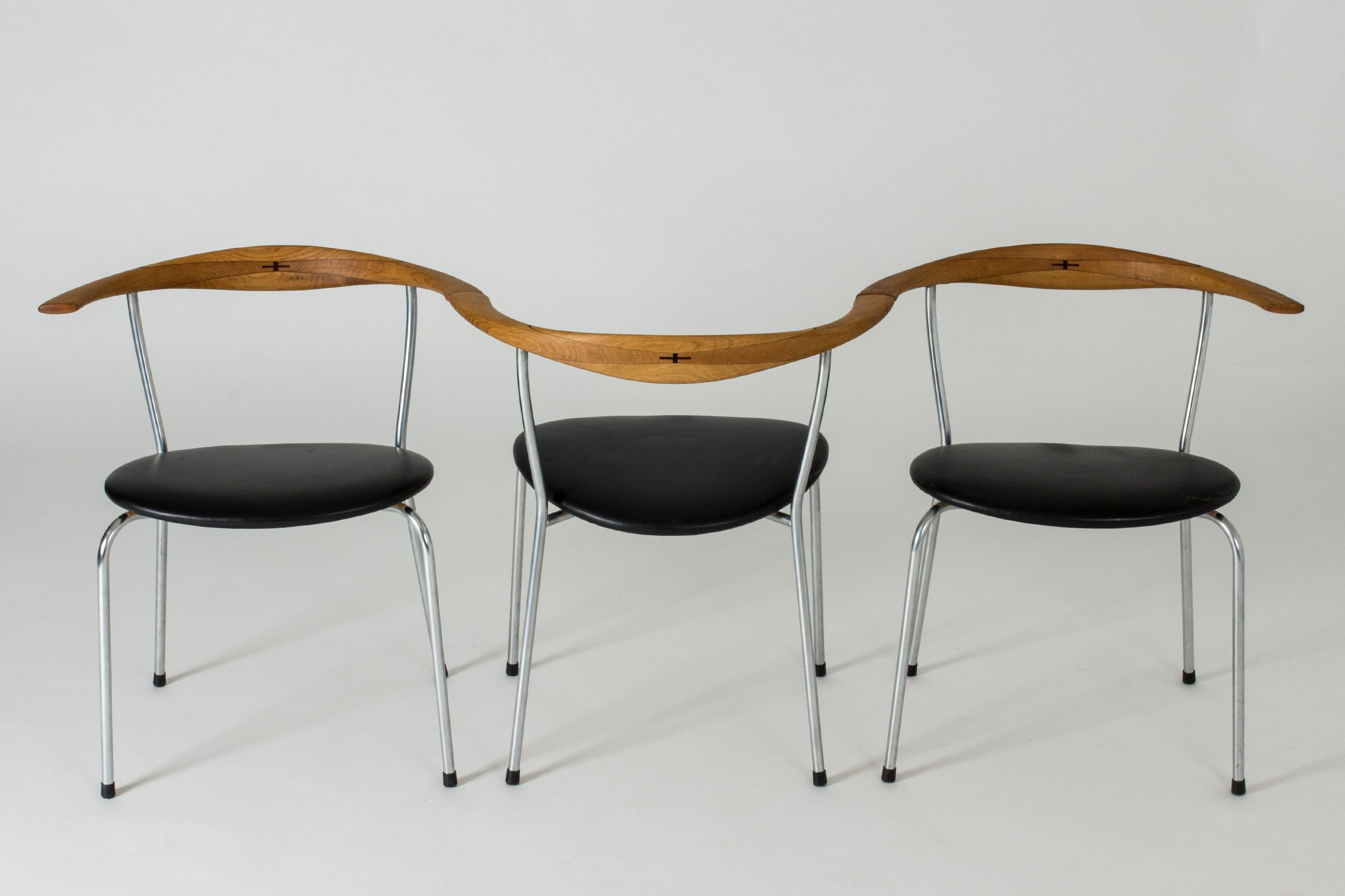 Danish Set of Six “JH 701” Dining Chairs by Hans J. Wegner