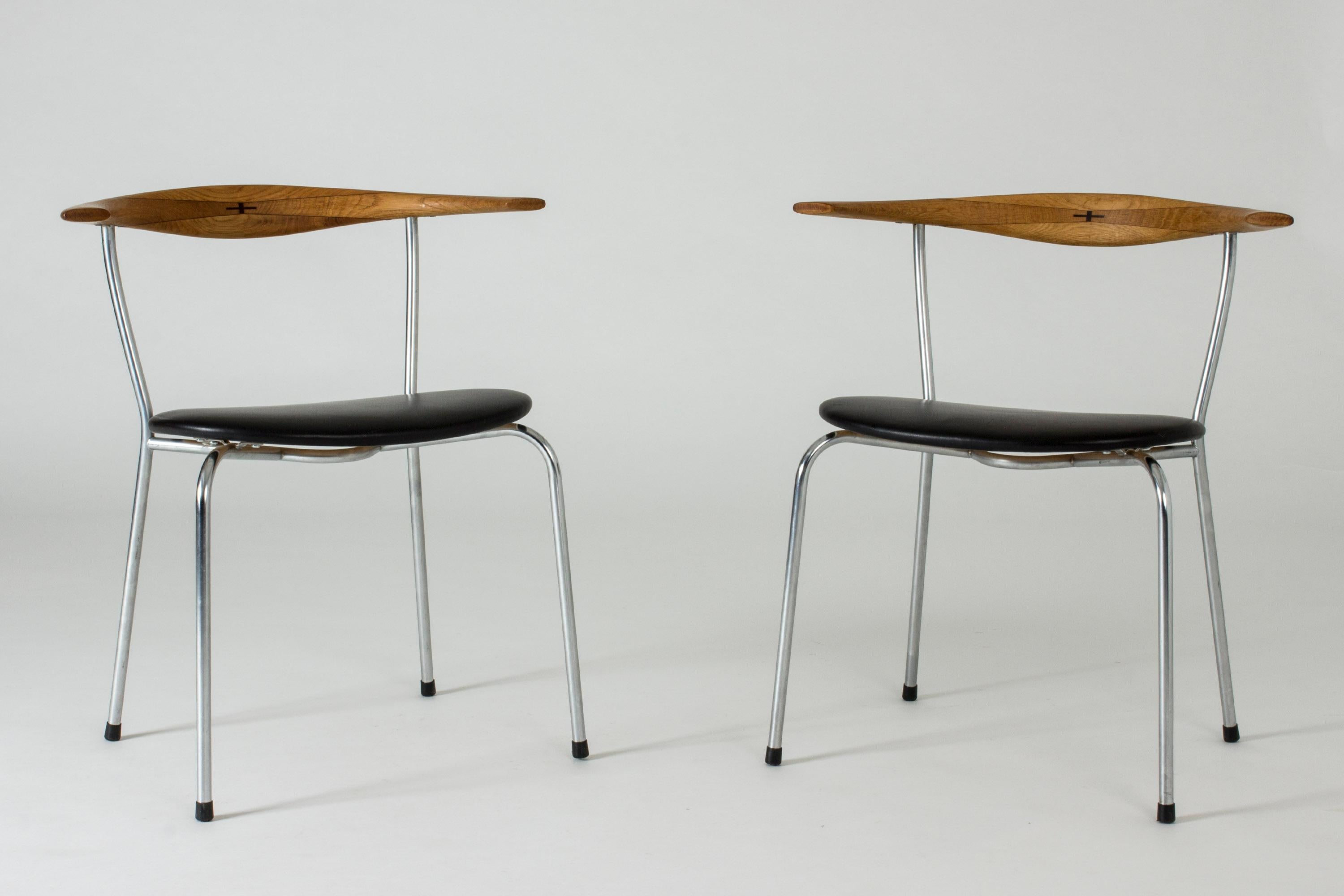 Set of Six “JH 701” Dining Chairs by Hans J. Wegner In Good Condition In Stockholm, SE