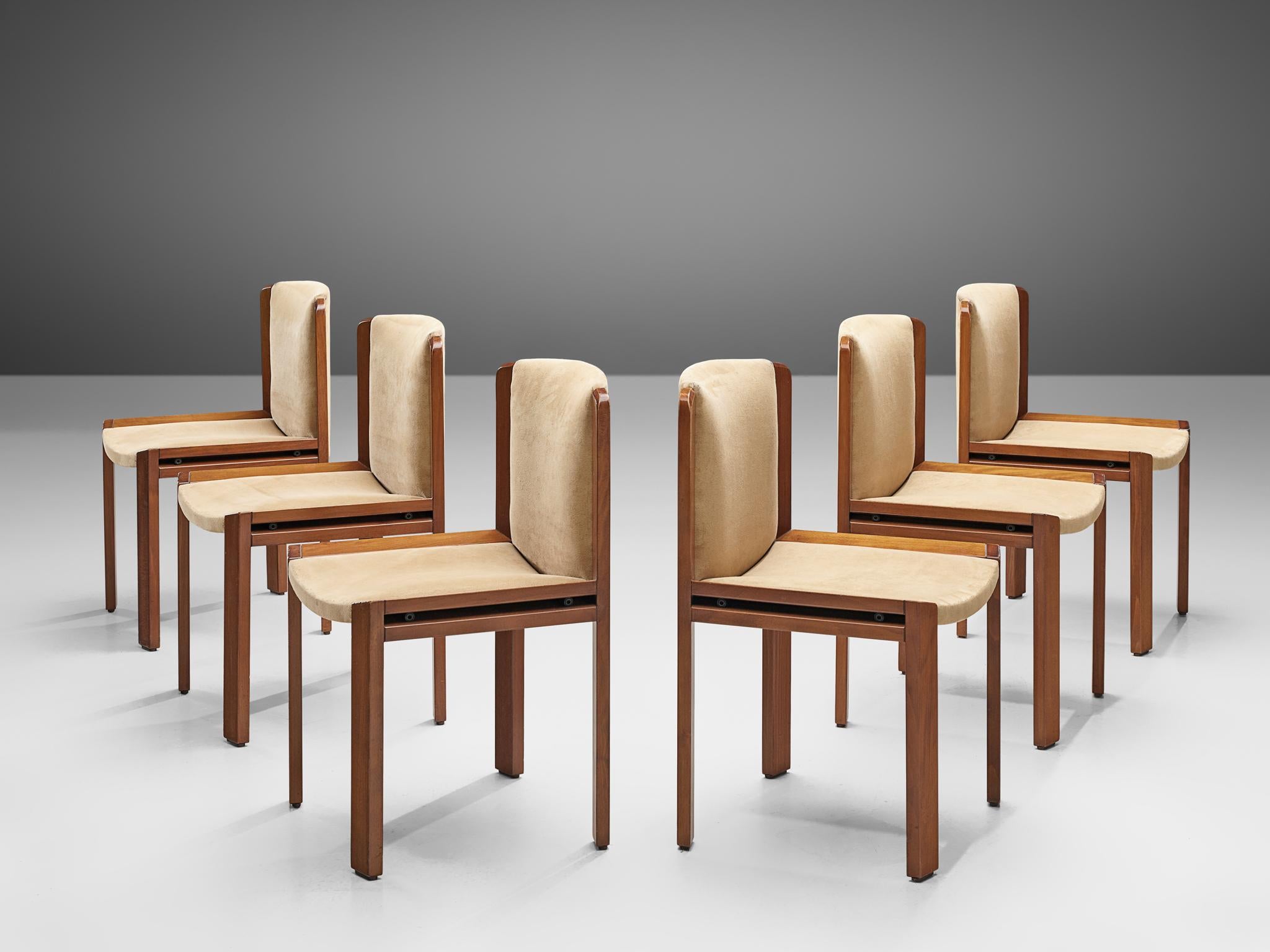 Mid-Century Modern Set of Six Joe Colombo '300' Dining Chairs