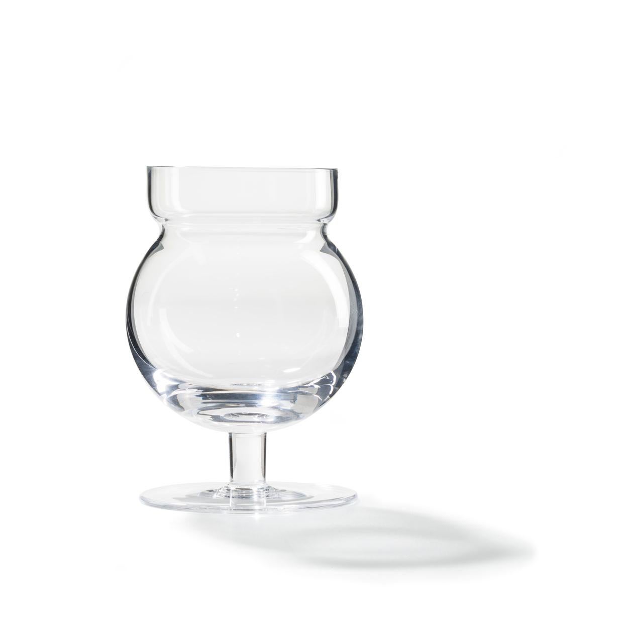 Set von sechs Joe Colombo 'Sferico'-Glastischgeschirr von Karakter (Moderne der Mitte des Jahrhunderts) im Angebot