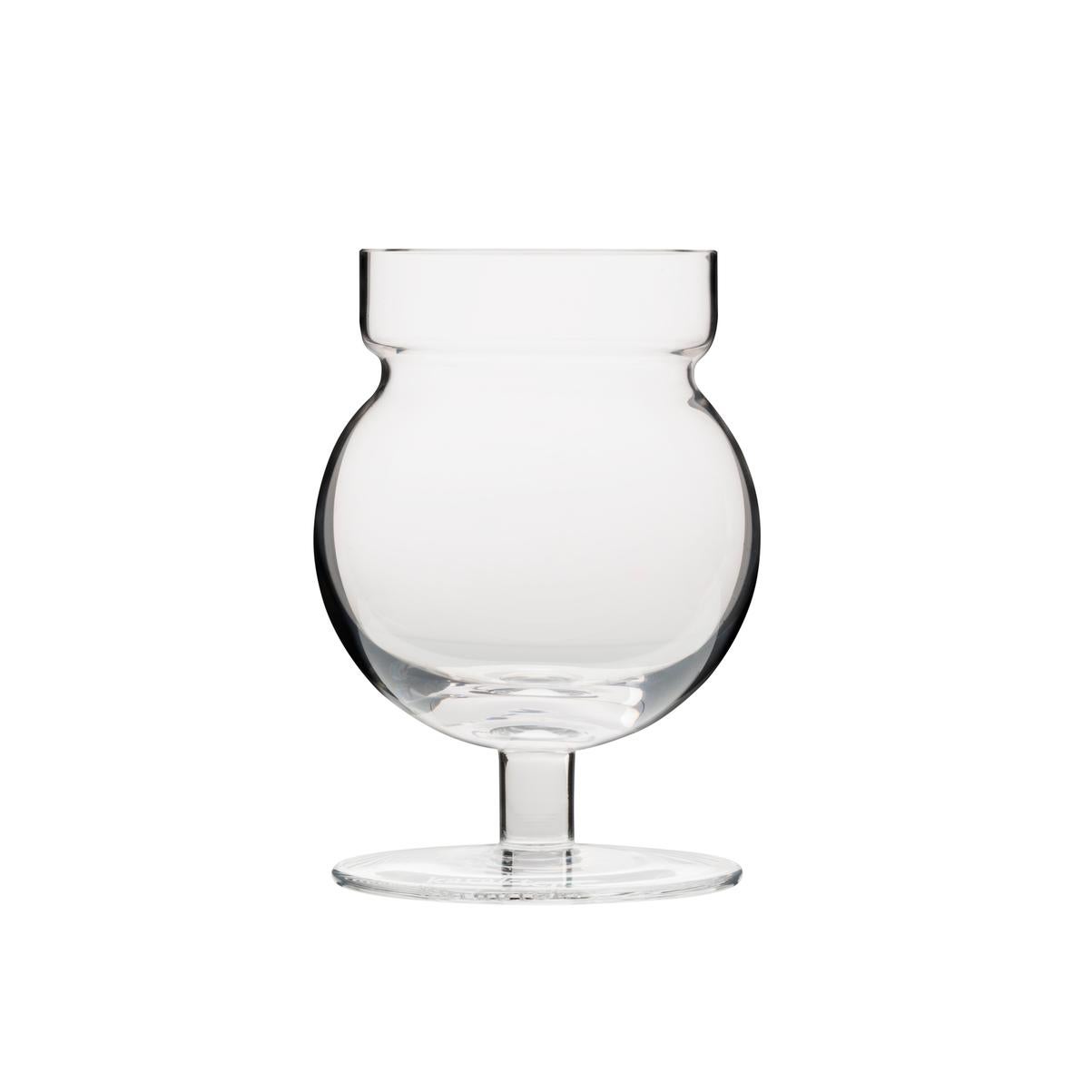Set von sechs Joe Colombo 'Sferico'-Glastischgeschirr von Karakter (Dänisch) im Angebot