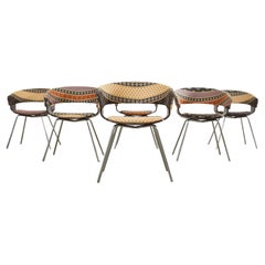 Ensemble de six fauteuils de salle à manger John Coleman pour Allermuir Mollie