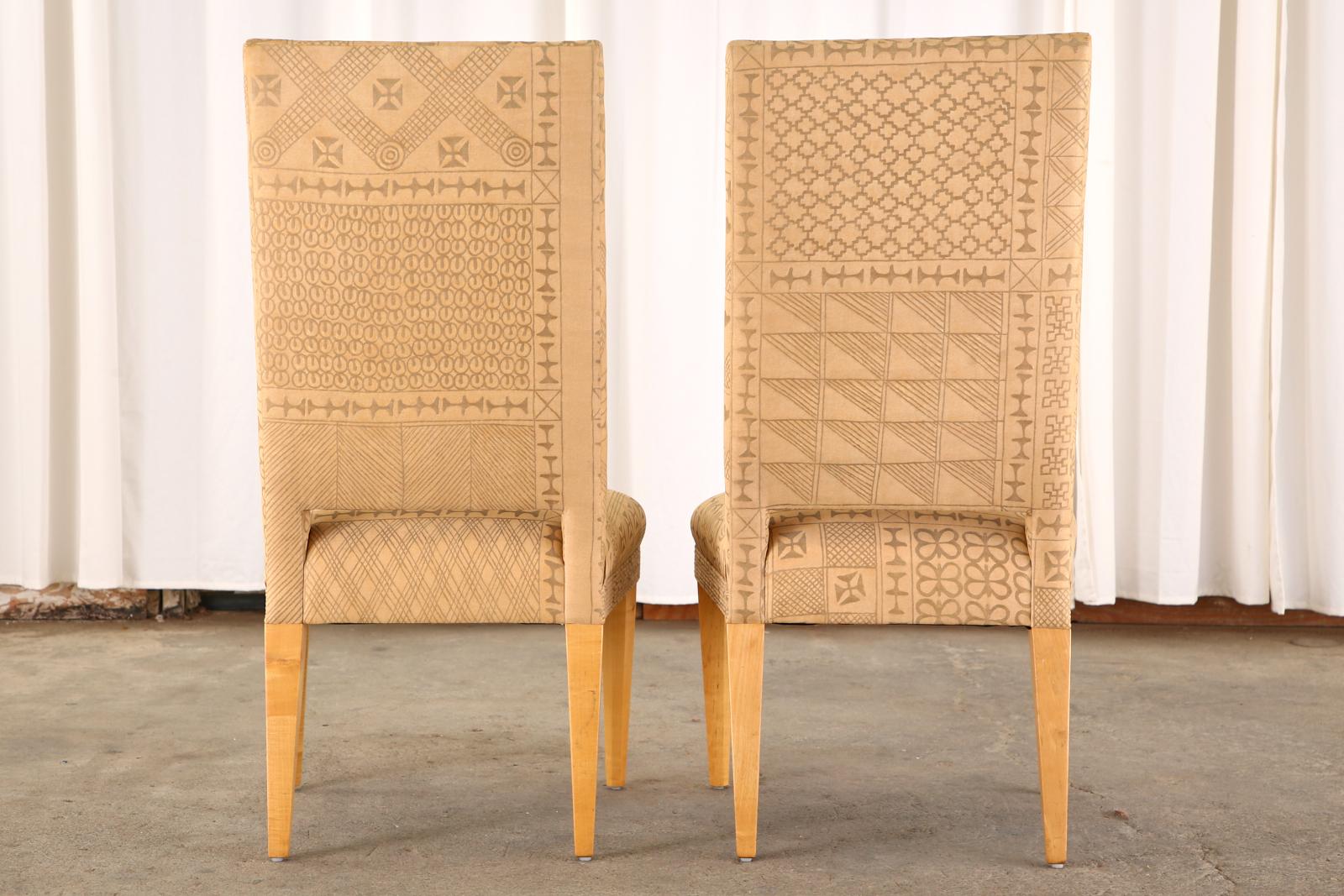 Set of Six John Hutton for Donghia Dining Chairs For Sale 12