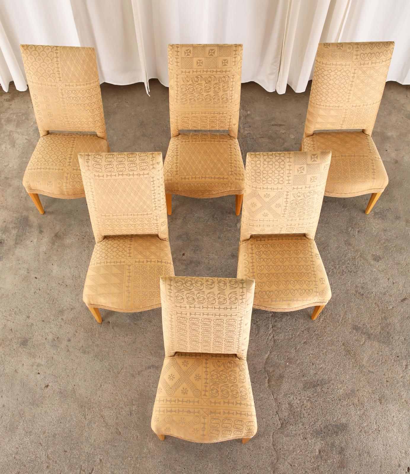 American Set of Six John Hutton for Donghia Dining Chairs For Sale