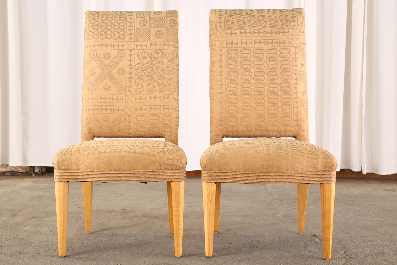 Set of Six John Hutton for Donghia Dining Chairs In Good Condition For Sale In Rio Vista, CA