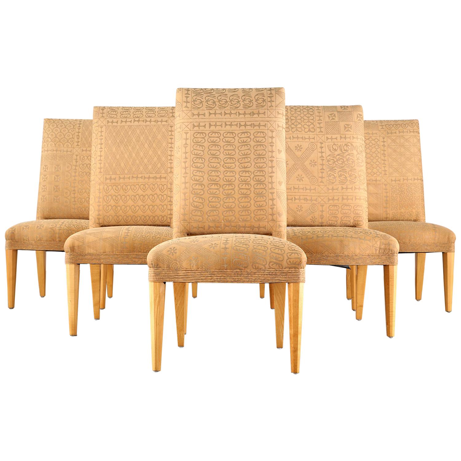 Set of Six John Hutton for Donghia Dining Chairs