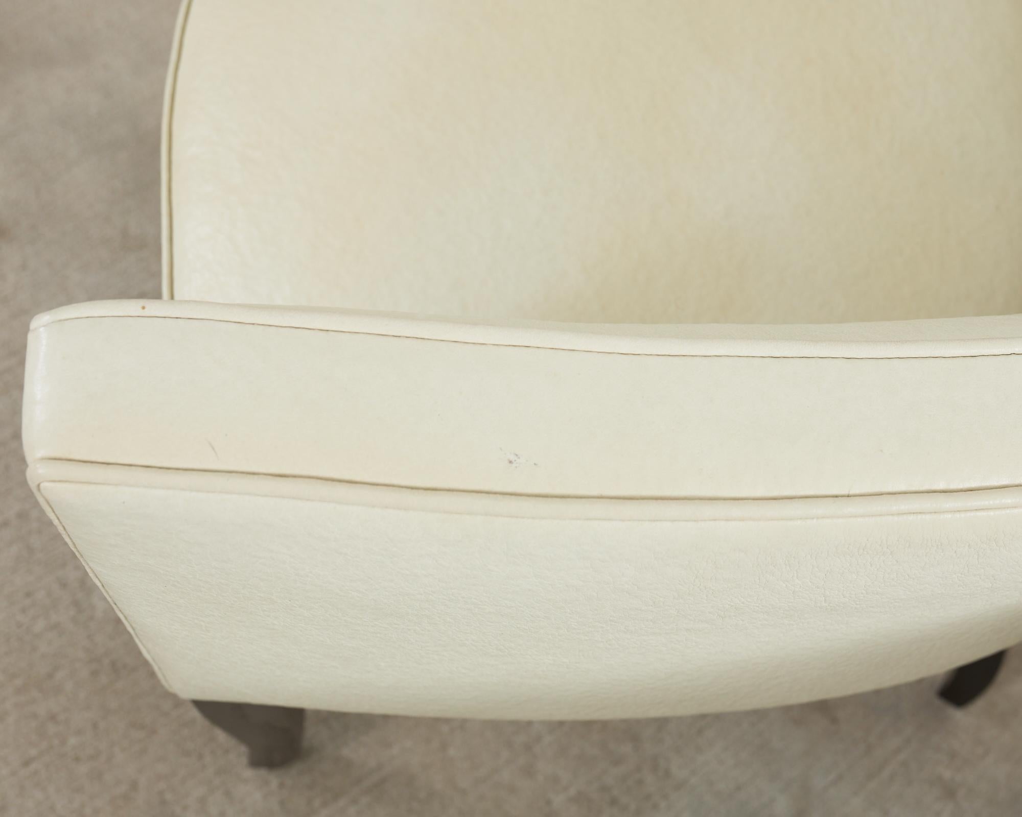 Set of Six John Hutton for Holly Hunt Leather Dining Chairs For Sale 4