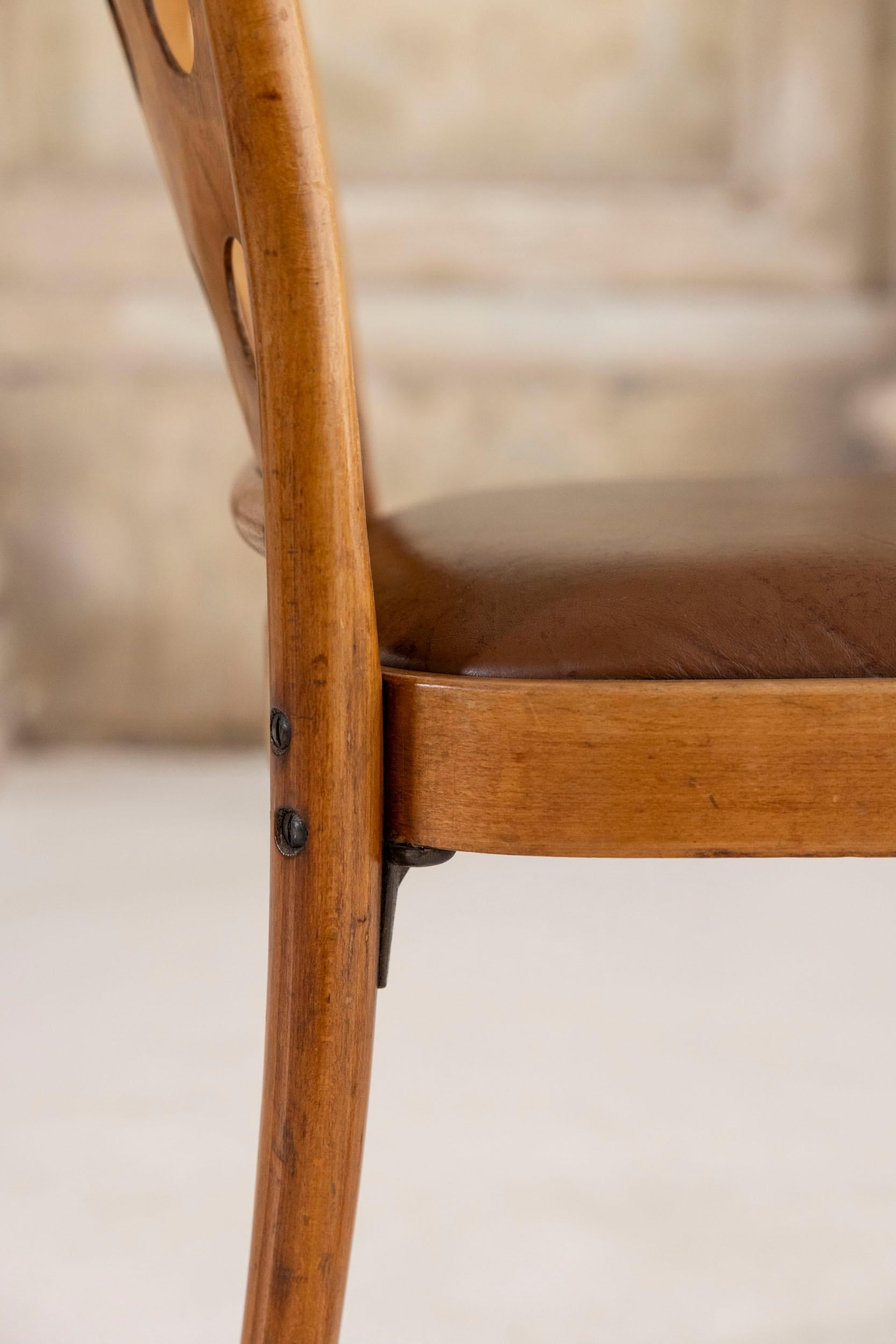 Ensemble de six chaises Josef Hoffmann, vers 1925 en vente 10