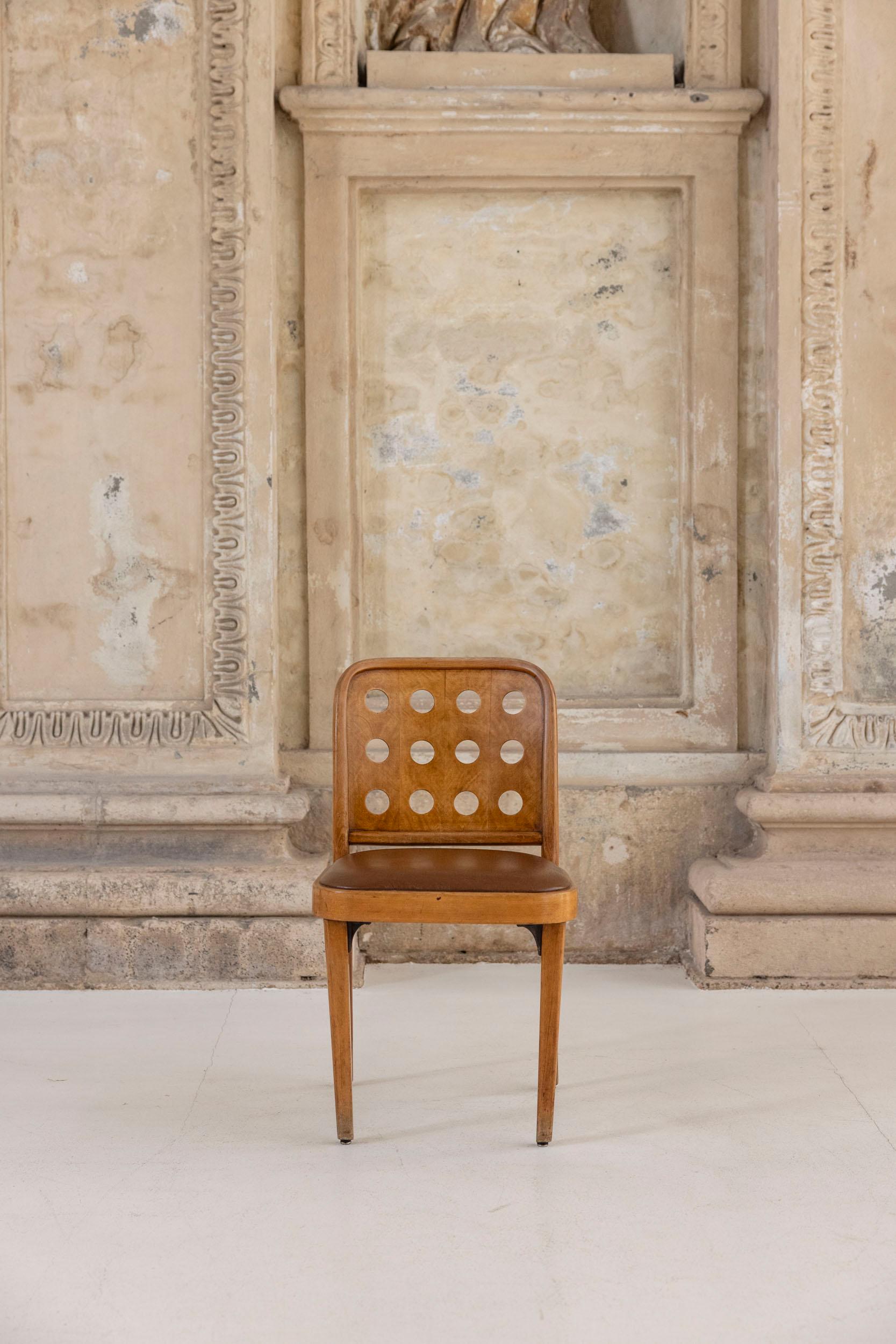 Autrichien Ensemble de six chaises Josef Hoffmann, vers 1925 en vente