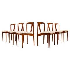 Set of Six Juliane Chairs in Rosewood by Johannes Andersen, Denmark 1965