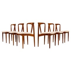 Vintage Set of Six Juliane Chairs in Rosewood by Johannes Andersen, Denmark 1965