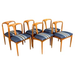Set of Six "Juliane" Dining Chairs in Teak by Johannes Andersen