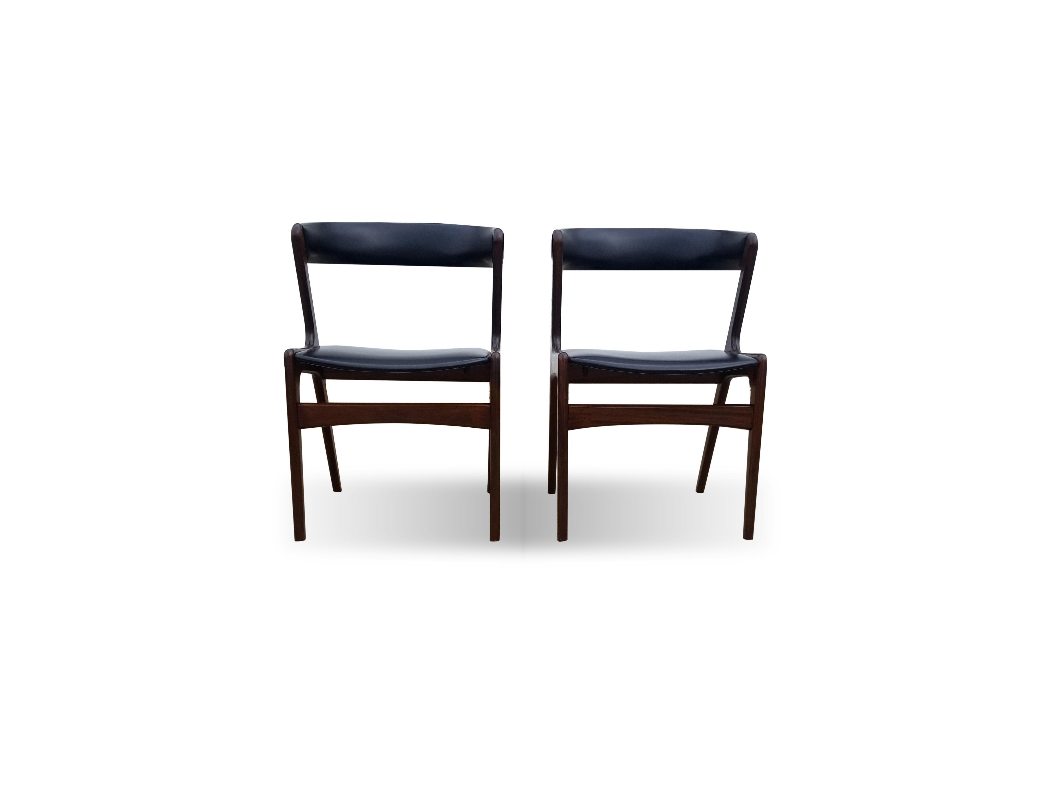 Set of Six Kai Kristiansen Dining Chairs 1